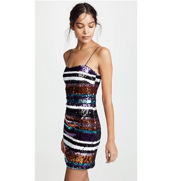 NWT LIKELY BRAELYNN SEQUIN MINI DRESS - Picture 2 of 13